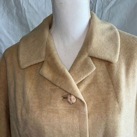 Gorgeous Vintage 70s 100% Cashmere Coat Union Made in USA  Large - Picture 3 of 16